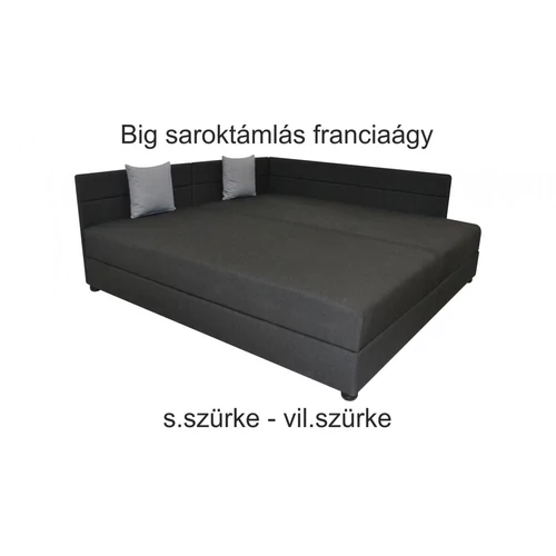Big saroktámlás franciaágy